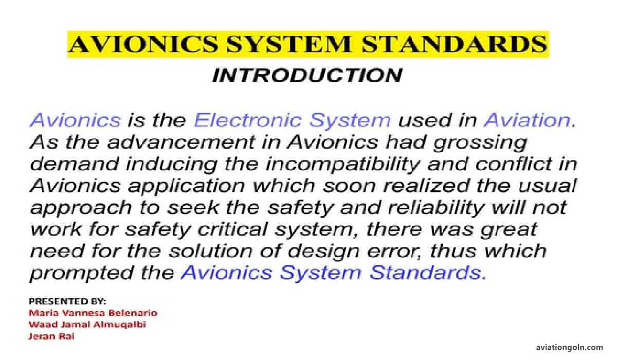 Control Systems: The Components of Avionics Systems