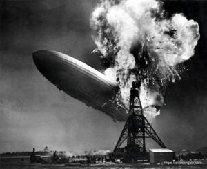 Hindenburg disaster was an airship accident that occurred on May 6, 1937